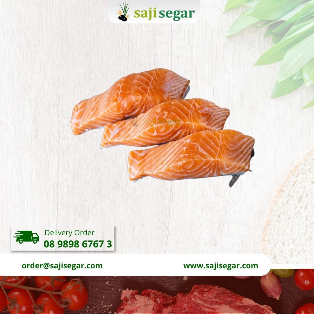 Salmon Scrape A FRESH / Daging Salmon Cacah (tanpa tulang) / Salmon Minced - 250gr